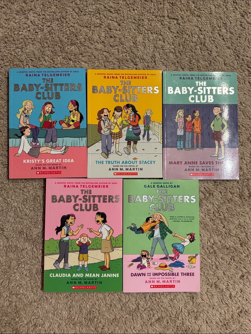 Scholastic The Baby-Sitters Club Graphic Novel – Books 1-5